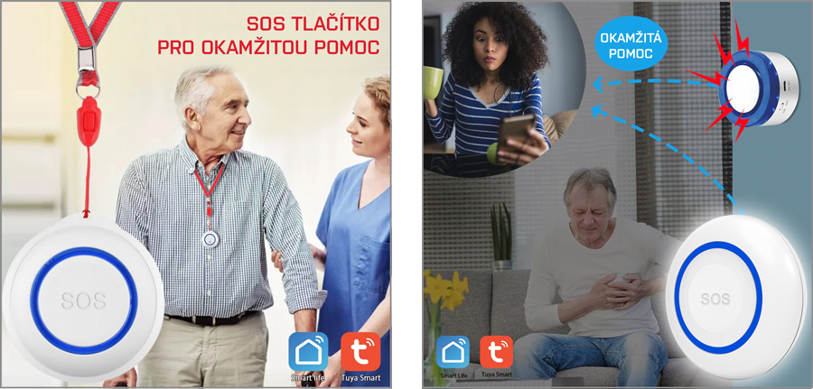 MKF-TSW165 SOS tlačítko